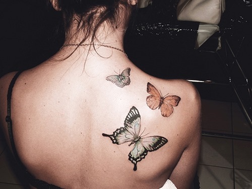 tatuajes para mujeres de mariposas41