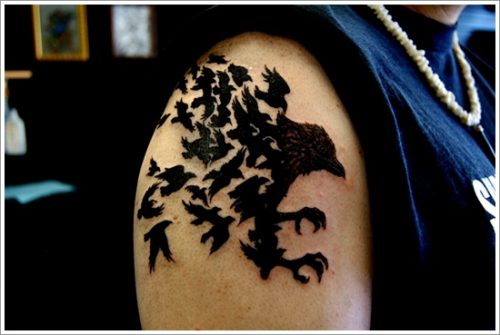 tatuajes de aves pajaros11
