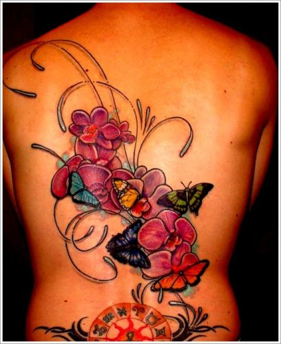 tatuajes de flores y orquídeas12