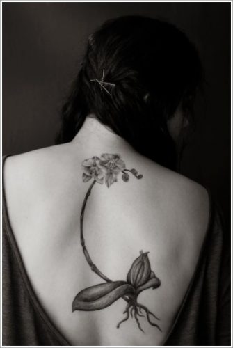 tatuajes de flores y orquídeas4