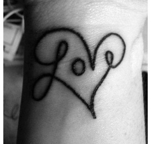 tatuajes de amor love23