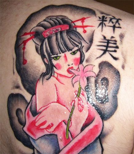 tatuajes de geishas21