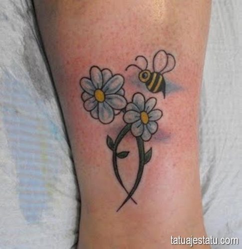 tatuajes de margaritas flor4