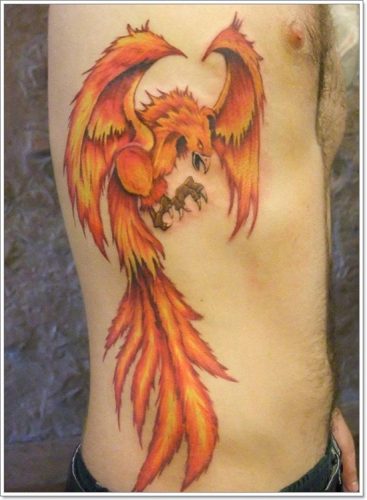 tatuajes de ave fenix37