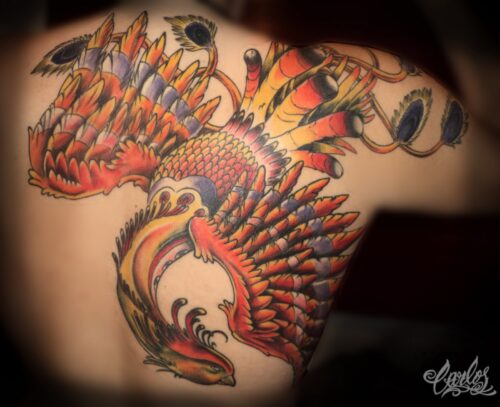 tatuajes de ave fenix42