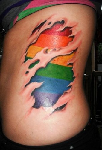 tatuajes de arcoiris26
