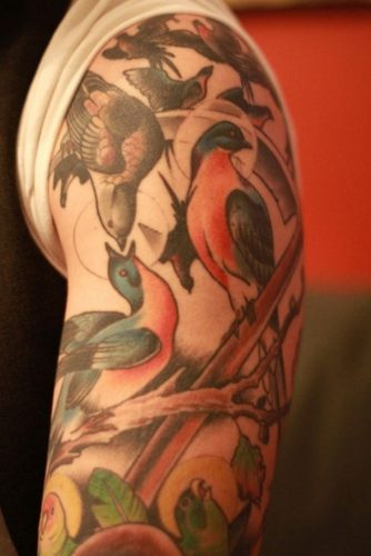 tatuajes de bandadas de aves13