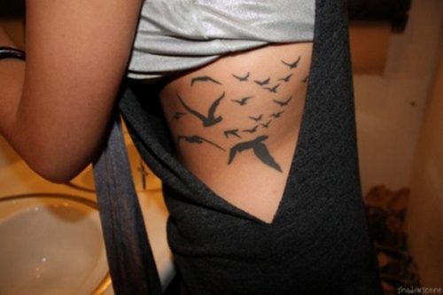tatuajes de bandadas de aves25