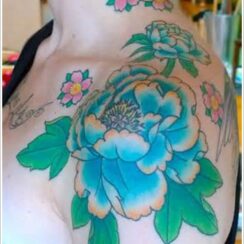23 tatuajes de la flor peonía